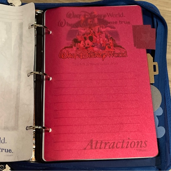 Disney Dreams Souvenir Autograph Photo Pin Collectors Binder New W/photo Cube - Picture 4 of 13